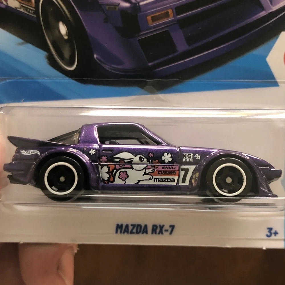 Mattel Hot Wheels Purple Mazda RX-7